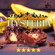 Жидкость для электронных сигарет с никотином Hysteria Banana Cake 30ml