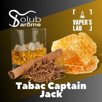 Фото, Відеоогляди на Компоненти для самозамісу Solub Arome "Tabac Captain Jack" (Тютюн з медом та віскі) 