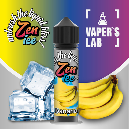 Фото рідини для електронних сигарет zen ice banana