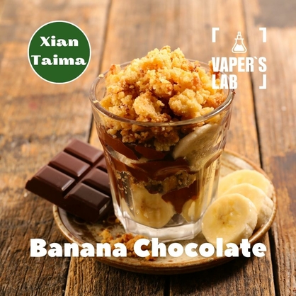 Фото, Відеоогляди на Натуральні ароматизатори для вейпів Xi'an Taima "Banana Chocolate" (Банан з шоколадом) 