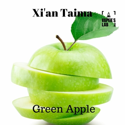 Фото, Видео, Ароматизаторы для солевого никотина   Xi'an Taima "Green Apple" (Зеленое яблоко) 