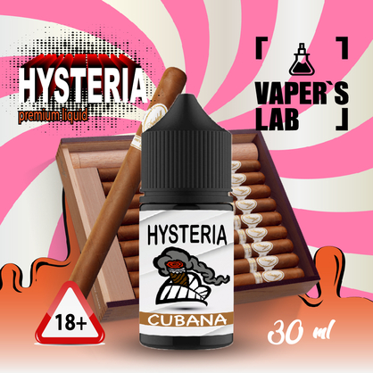 Фото, Видеообзор на жижку Salt Hysteria Salt Cubana 30 ml