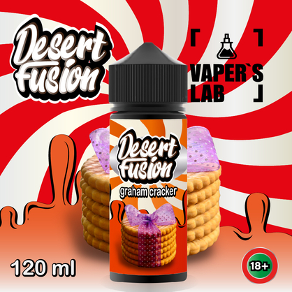 Фото жижи для вейпа dessert fusion graham cracker 120 ml