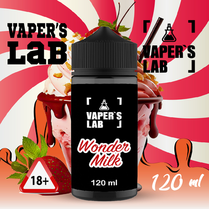 Фото рідина для підсистем vapers lab wonder milk 120 ml