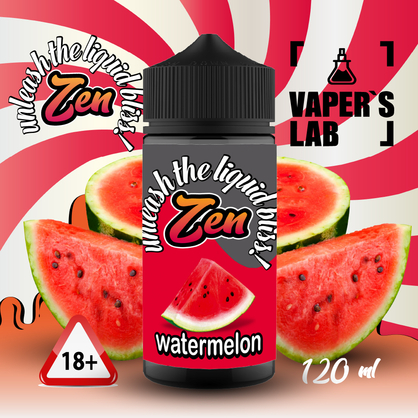 Фото жижи для вейпа zen watermelon