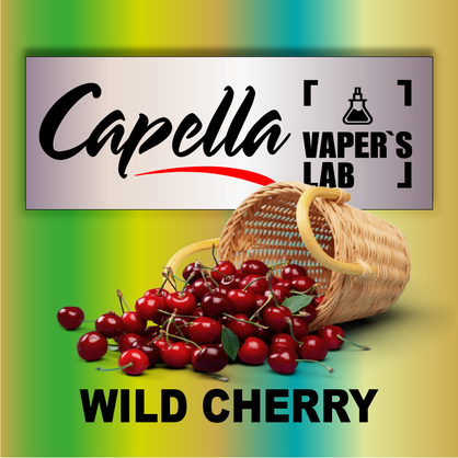 Фото на Ароматизатори Capella Wild Cherry with Stevia Дика Вишня