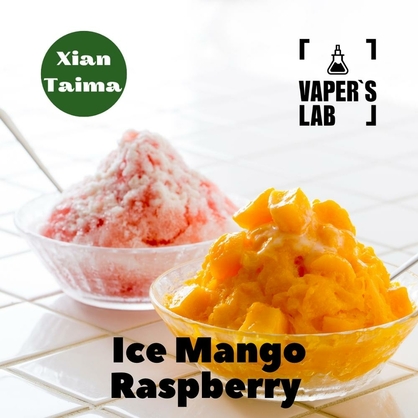 Фото, Відеоогляди на Ароматизатор для жижи Xi'an Taima "Ice Mango Raspberry" (Холодний манго та малина) 