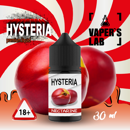 Фото, Видеообзор на жижку Salt Hysteria Salt Nectarine 30 ml