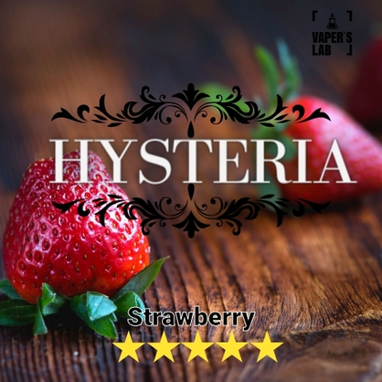 Фото, Відео на Жижи для вейпа україна Hysteria Strawberry 30 ml