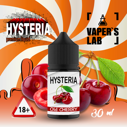 Фото, Видеообзор на жижку Salt Hysteria Salt Old Cherry 30 ml