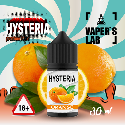 Фото, Видеообзор на жижку Salt Hysteria Salt Orange 30 ml