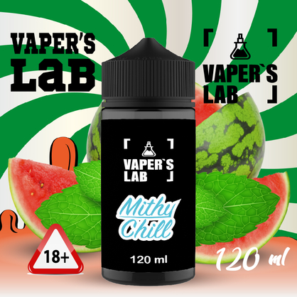 Фото купить жижу для вейпа без никотина vapers lab minty chill 120 ml