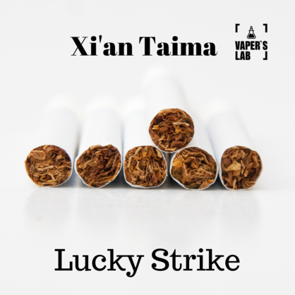 Фото, Відеоогляди на Аромки для самозамісу Xi'an Taima "Lucky Strike" (Цигарки Лакі Страйк) 