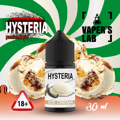 Фото лучшие жидкости для парения hysteria ice cream 30 ml