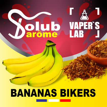 Фото, Видео, Компоненты для самозамеса Solub Arome "Banana\'s Bikers" (Мягкий вкус табака с бананом) 