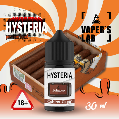 Фото купить жижи для пода hysteria cohiba cigar 30 ml