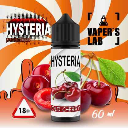 Фото рідина для електронних сигарет hysteria old cherry 30 ml