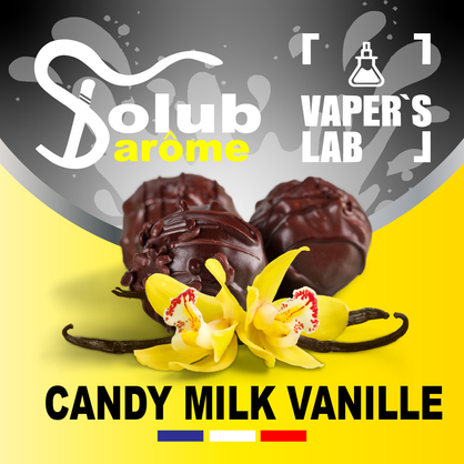 Фото, Відеоогляди на Ароматизатори для самозамісу Solub Arome "Candy milk vanille" (Молочна цукерка з ваніллю) 