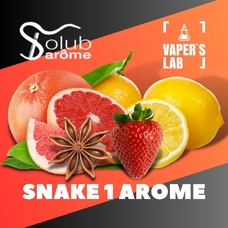 Ароматизаторы Solub Arome SNAKE 1 AROME Клубника лимон грейпфрут и анис