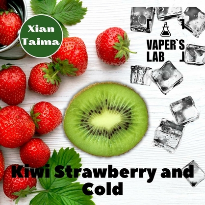 Фото, Відеоогляди на Арома для самозамісу Xi'an Taima "Kiwi Strawberry and Cold" (Ківі з полуницею та холодком) 