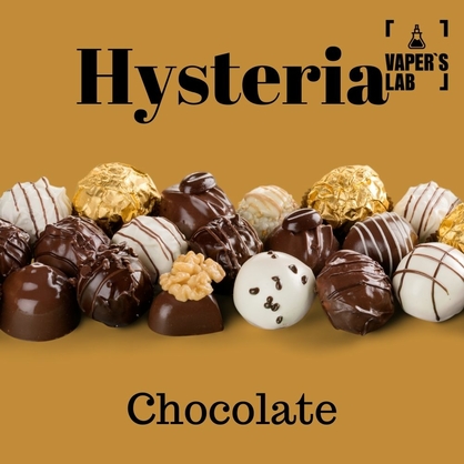 Фото жижа для вейпа без никотина hysteria chocolate 100 ml