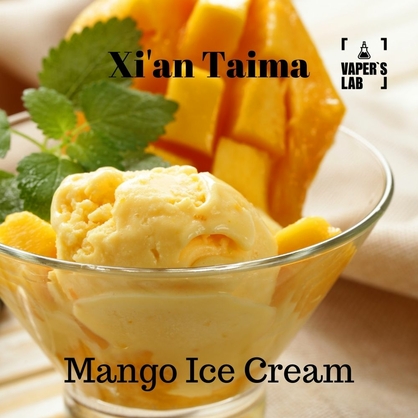 Фото, Відеоогляди на Ароматизатори для рідин Xi'an Taima "Mango Ice Cream" (Манго морозиво) 