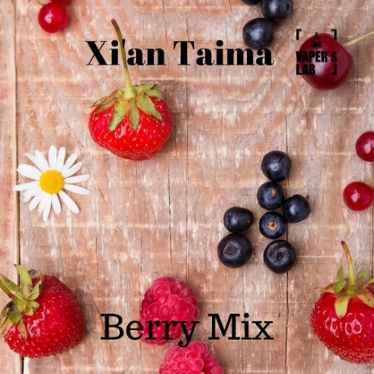 Фото, Відеоогляди на Преміум ароматизатор для електронних сигарет Xi'an Taima "Berry Mix" (Ягідний мікс) 