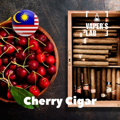 Фото на Ароматизаторы для вейпа Malaysia flavors Cherry Cigar