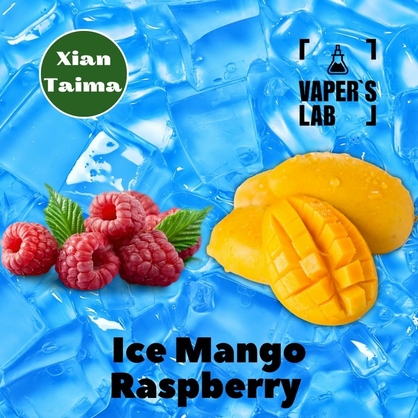 Фото, Видео, Пищевой ароматизатор для вейпа Xi'an Taima "Ice Mango Raspberry" (Холодный манго и малина) 