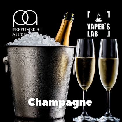 Фото, Відеоогляди на Натуральні ароматизатори для вейпів TPA "Champagne" (Шампанське) 