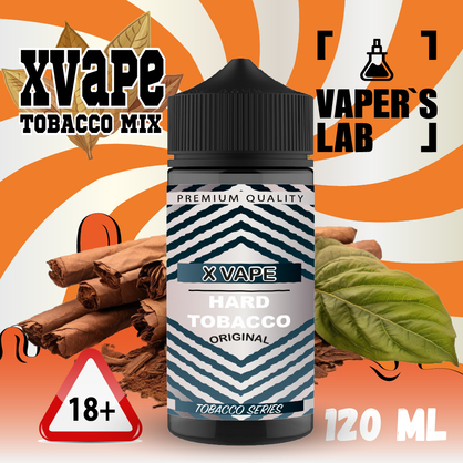 Фото жижа xvape hard tobacco 120 мл