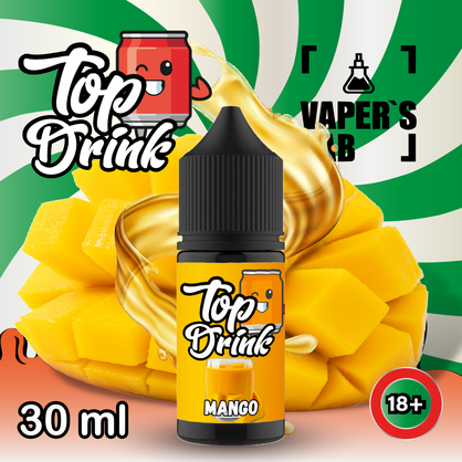 Фото, Видеообзор на жижку Salt Top Drink SALT Mango 30 ml