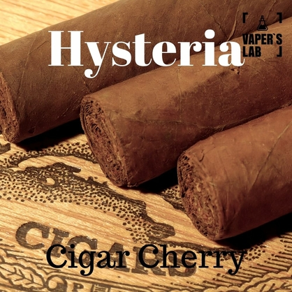 Фото, Відео на Жижку для вейпа Hysteria Cigar Cherry 100 ml