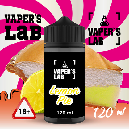 Фото купити жижу для вейпа без нікотину vapers lab lemon pie 120 ml