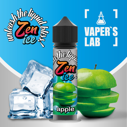 Фото рідини для електронних сигарет zen ice apple