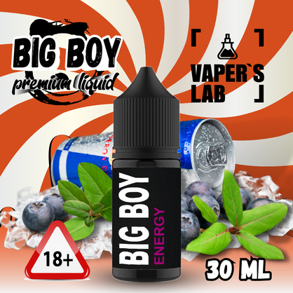 Фото, Видеообзор на жижку Salt BIG BOY Salt Energy berry mix 30 ml