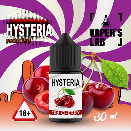 Фото, Видеообзор на жижку Salt Hysteria Salt Old Cherry 30 ml