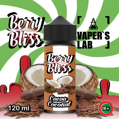 Фото жижи для вейпа berry bliss cocoa coconut 120 мл (кокос, какао)