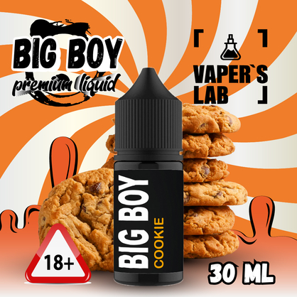 Фото, Відеоогляди на Жижу Salt BIG BOY Salt Cookie peanuts 30 ml