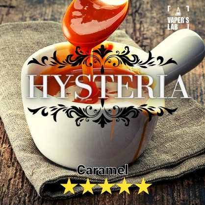 Фото заправка для вейпа с никотином hysteria caramel 60 ml