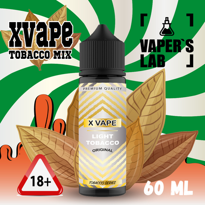 Фото, Видео на жижи для вейпа XVape Light Tobacco