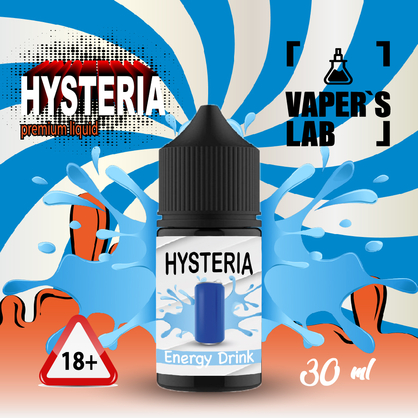 Фото, Відеоогляди на Жижу Salt Hysteria Salt Energy Drink 30 ml