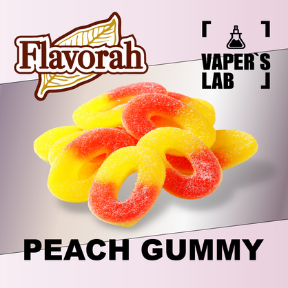 Фото на Ароматизатор Flavorah Peach Gummy Персикові желейки