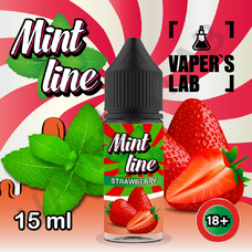 Жижи для пода Mint Line Salt 15 мл Strawberry