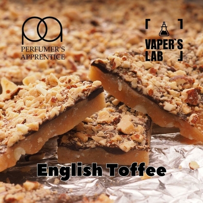 Фото, Відеоогляди на Преміум ароматизатор для електронних сигарет TPA "English Toffee" (Англійська іриска) 