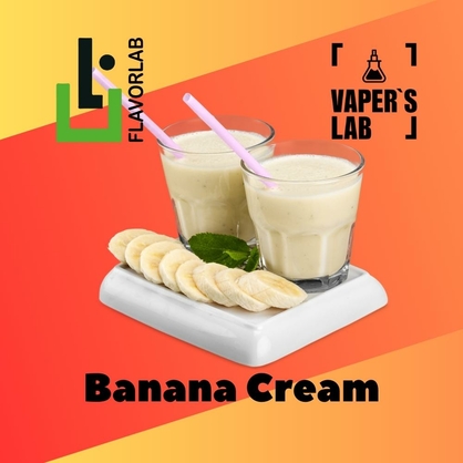 Фото на Аромки для вейпа для вейпа Flavor Lab Banana Cream 10 мл