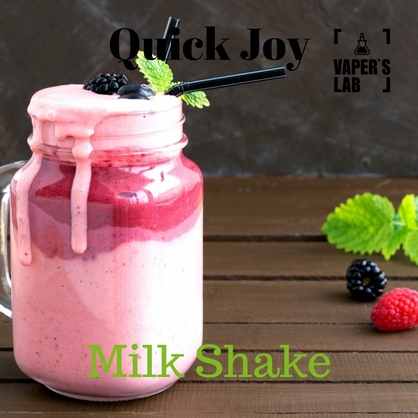 Фото, Відео на рідини для вейпа Quick Joy Milk Shake 100 ml