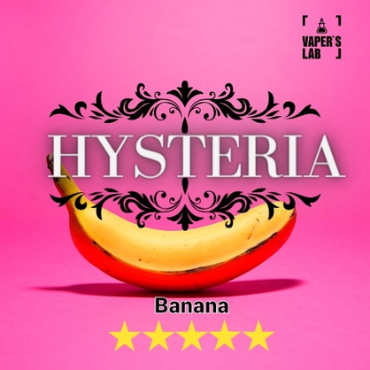 Фото, Видео на жижи для вейпа Hysteria Banana 30 ml