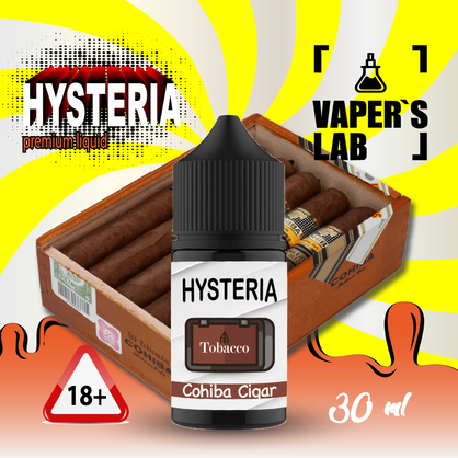 Фото купить жижи для пода hysteria cohiba cigar 30 ml