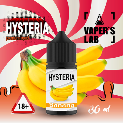 Фото, Видеообзор на жижку Salt Hysteria Salt Banana 30 ml